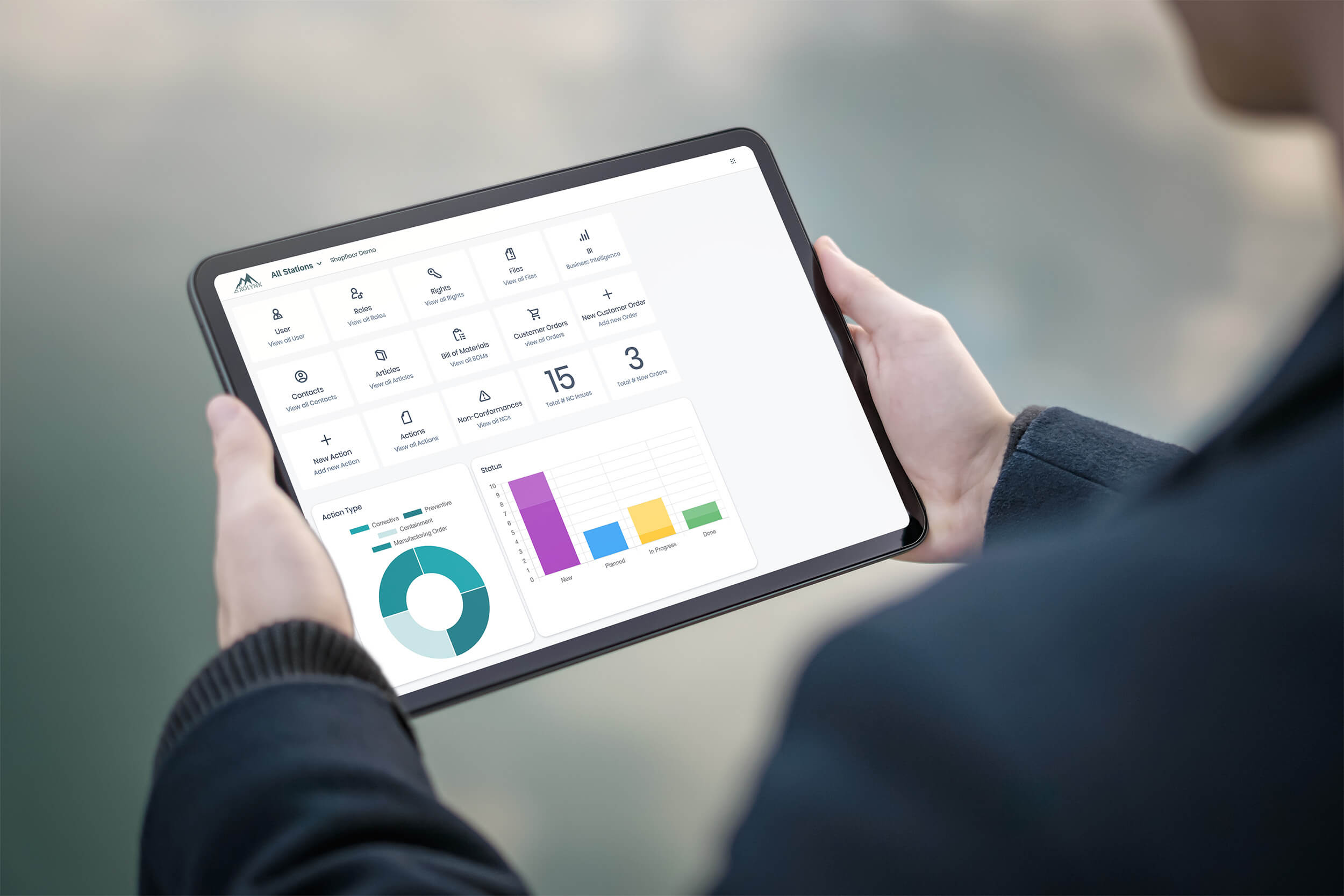 Exolynk Shopfloor Dashboard